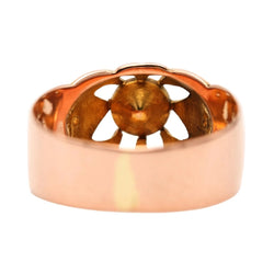 Bague Art Déco en or jaune et diamant - Castafiore