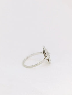 Bague Art - Déco en or, platine et diamants - Castafiore