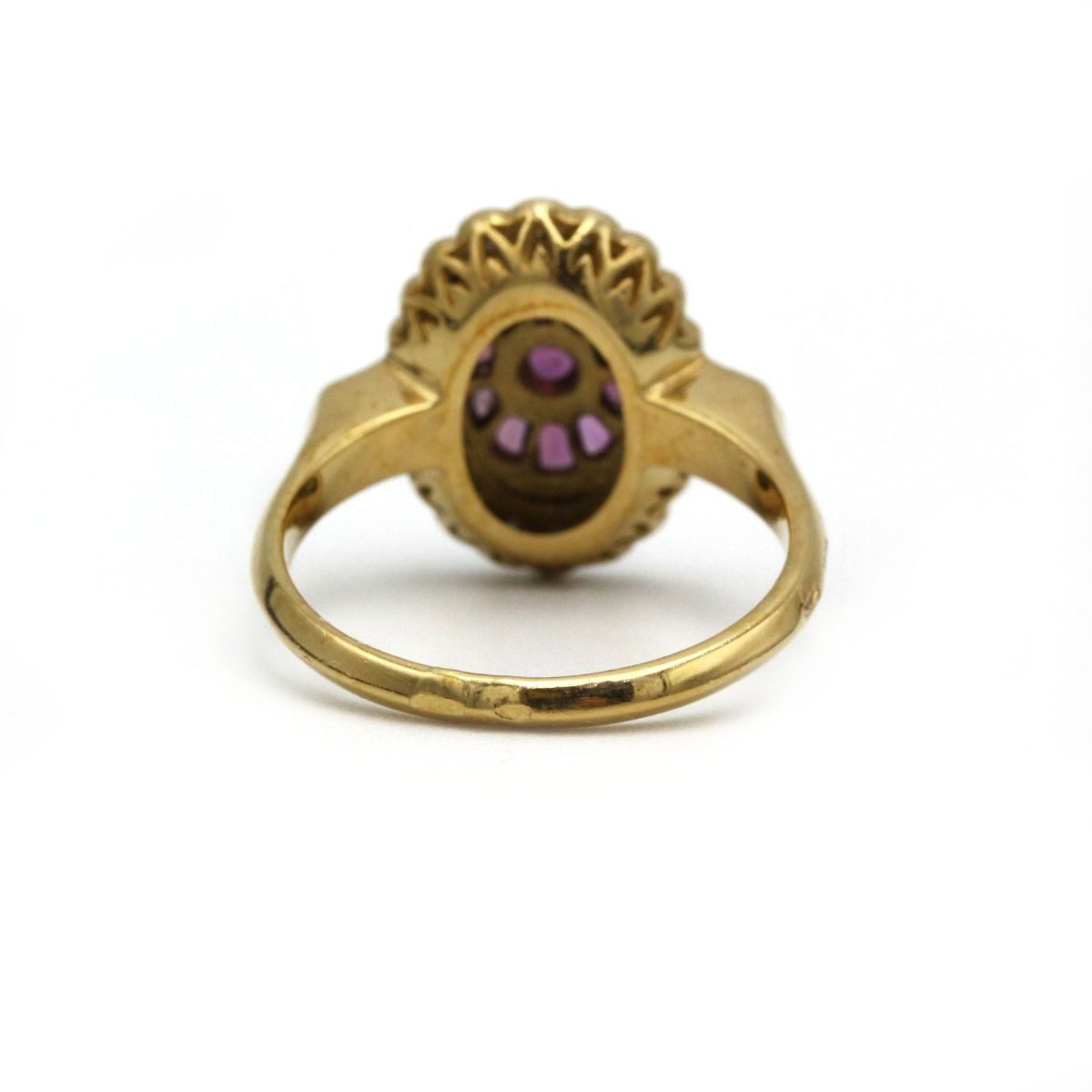 Bague Art Déco - Or, Rubis & Diamants - Castafiore