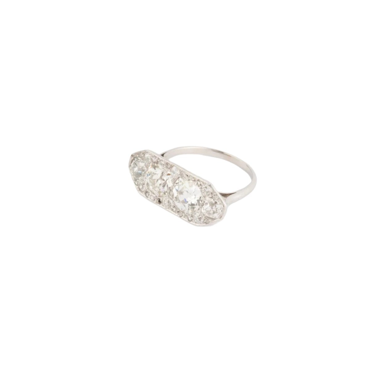 Bague Art Déco rectangulaire - Castafiore