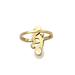 Bague Art Nouveau en or perles fines - Castafiore