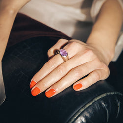 Bague ARTHUS BERTRAND en argent et améthyste - Castafiore