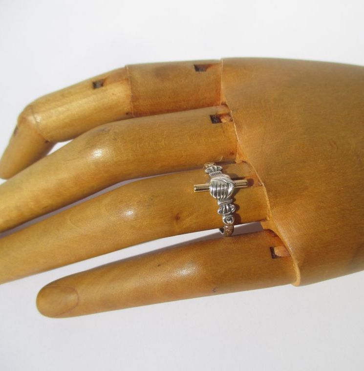 Bague ARTHUS BERTRAND Gage de Fidélité en or jaune et argent - Castafiore