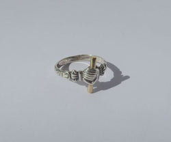 Bague ARTHUS BERTRAND Gage de Fidélité en or jaune et argent - Castafiore