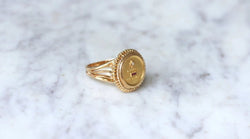 Bague Augis Vintage Or Jaune et Diamant T54 - Castafiore
