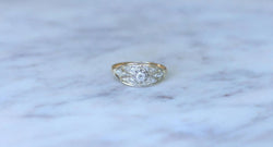 Bague Bandeau Art Déco Diamants - Castafiore