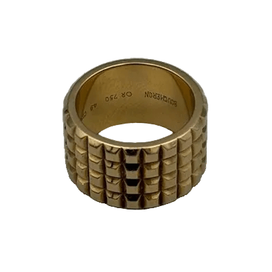 Bague Bandeau BOUCHERON "Clou de Paris" en or jaune - Castafiore