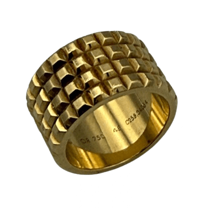 Bague Bandeau BOUCHERON "Clou de Paris" en or jaune - Castafiore