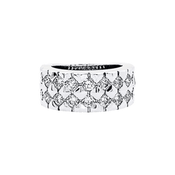 Bague Bandeau BOUCHERON en or blanc et diamants - Castafiore