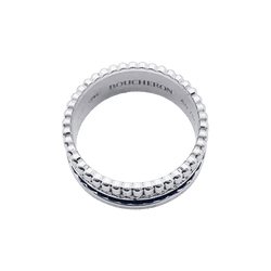 Bague Bandeau BOUCHERON "Quatre Black Édition" en or blanc et diamants - Castafiore