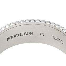 Bague Bandeau BOUCHERON "Quatre" en or blanc et diamants - Castafiore