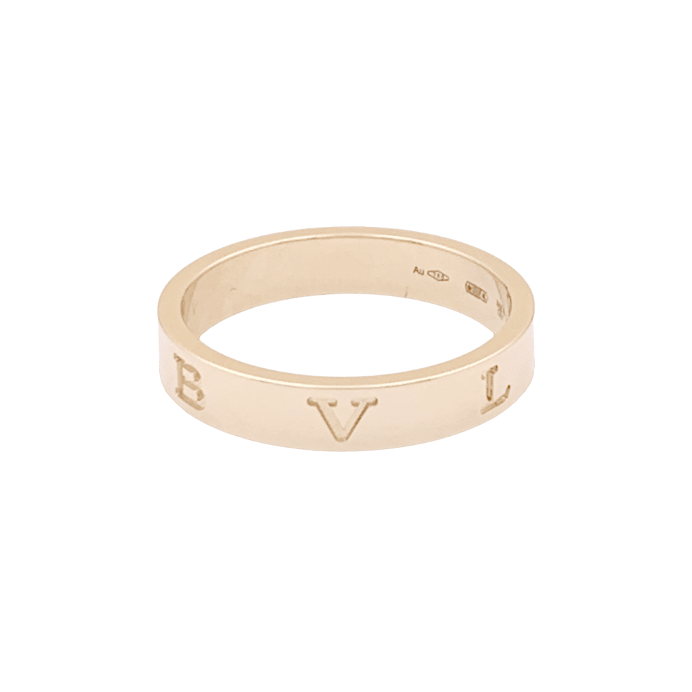 Bague Bandeau BUGARI "B.ZERO 1" en or rose - Castafiore