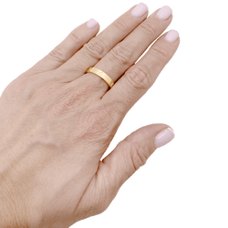 Bague Bandeau BUGARI "B.ZERO 1" en or rose - Castafiore