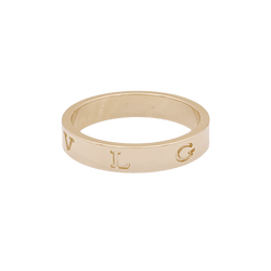 Bague Bandeau BUGARI "B.ZERO 1" en or rose - Castafiore