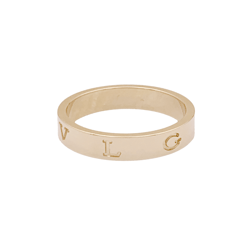 Bague Bandeau BUGARI "B.ZERO 1" en or rose - Castafiore