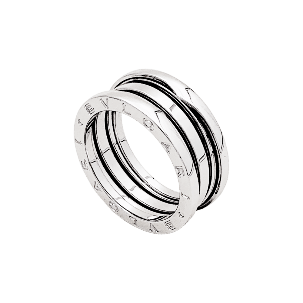 Bague Bandeau BULGARI "B.Zéro 1" en or blanc - Castafiore