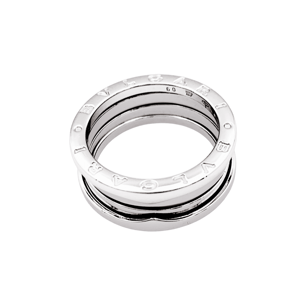 Bague Bandeau BULGARI "B.Zéro 1" en or blanc - Castafiore