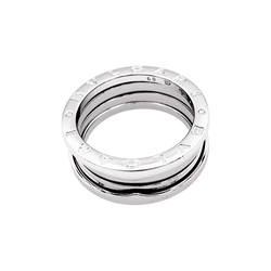 Bague Bandeau BULGARI "B.Zéro 1" en or blanc - Castafiore