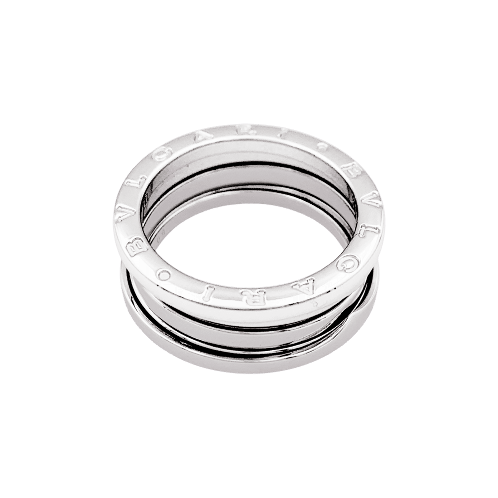 Bague Bandeau BULGARI "B.Zéro 1" en or blanc - Castafiore