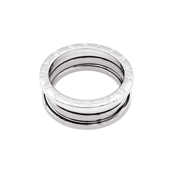 Bague Bandeau BULGARI "B.Zéro 1" en or blanc - Castafiore