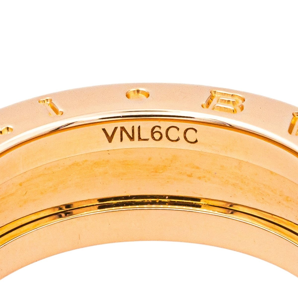 Bague Bandeau BULGARI "B.Zéro 1 Rock" en or rose - Castafiore