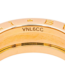 Bague Bandeau BULGARI "B.Zéro 1 Rock" en or rose - Castafiore