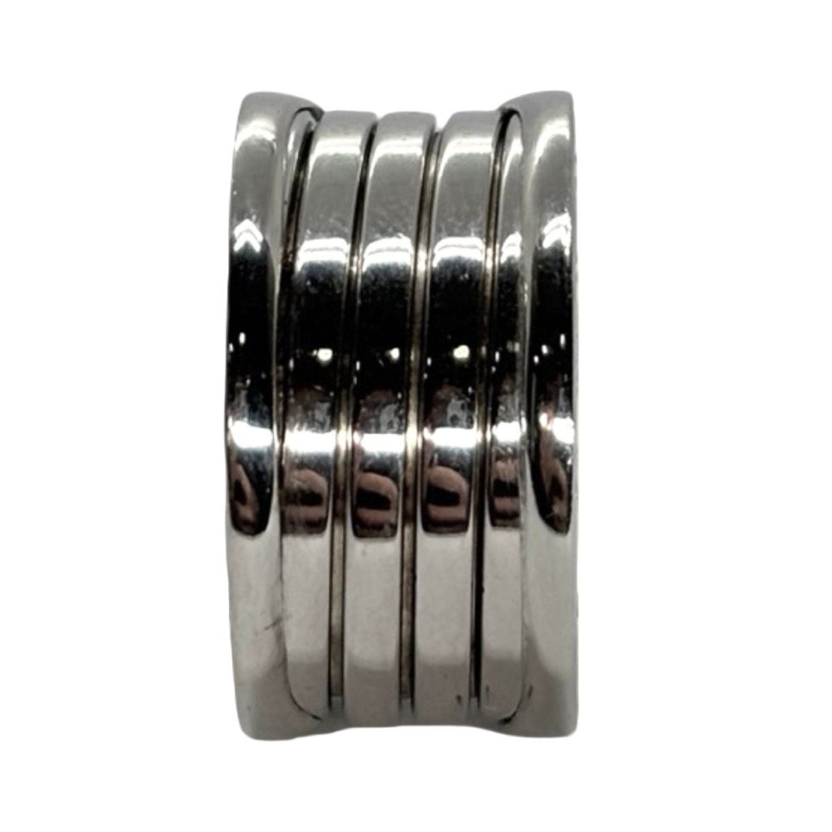 Bague Bandeau BULGARI "B.Zéro" en or blanc - Castafiore