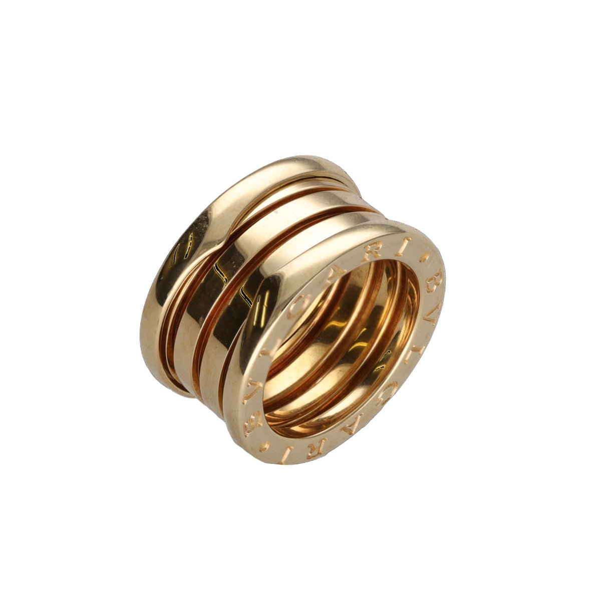 Bague Bandeau BULGARI "B.Zero" en or jaune - Castafiore