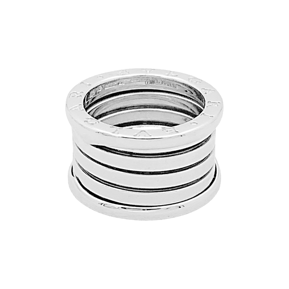 Bague Bandeau BULGARI "B.zero1" en or blanc - Castafiore