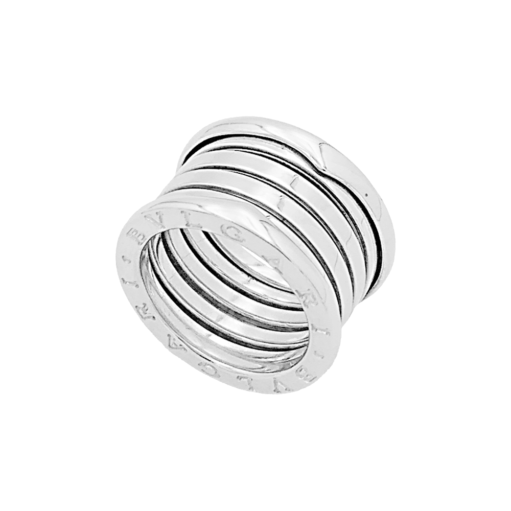 Bague Bandeau BULGARI "B.zero1" en or blanc - Castafiore