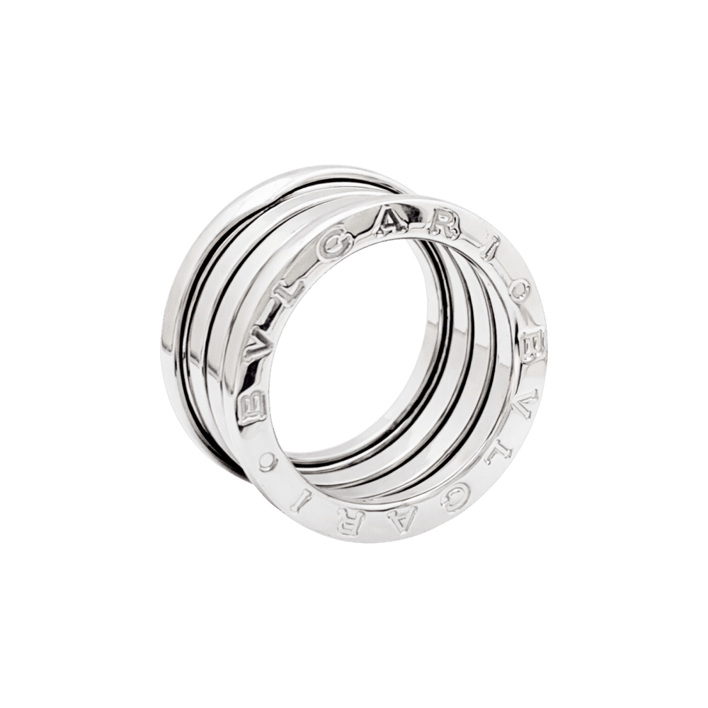 Bague Bandeau BULGARI "B.Zéro1" en or blanc - Castafiore