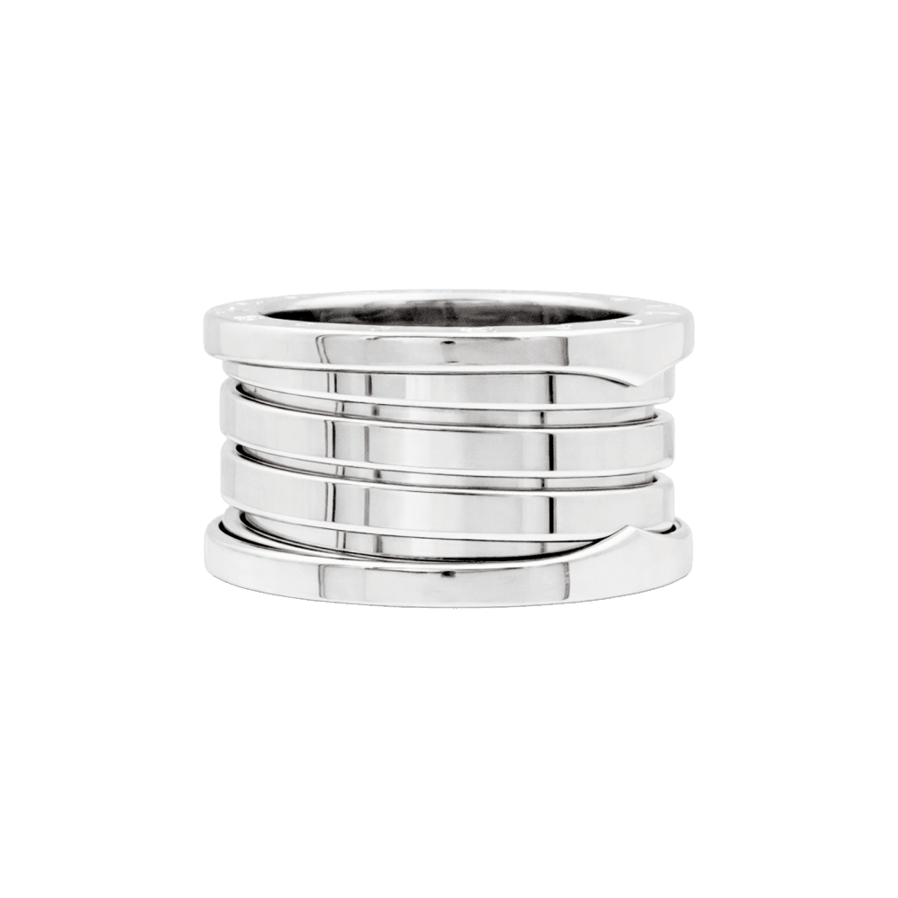 Bague Bandeau BULGARI "B.Zéro1" en or blanc - Castafiore
