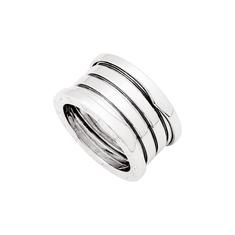 Bague Bandeau BULGARI "B.Zéro1" en or blanc - Castafiore