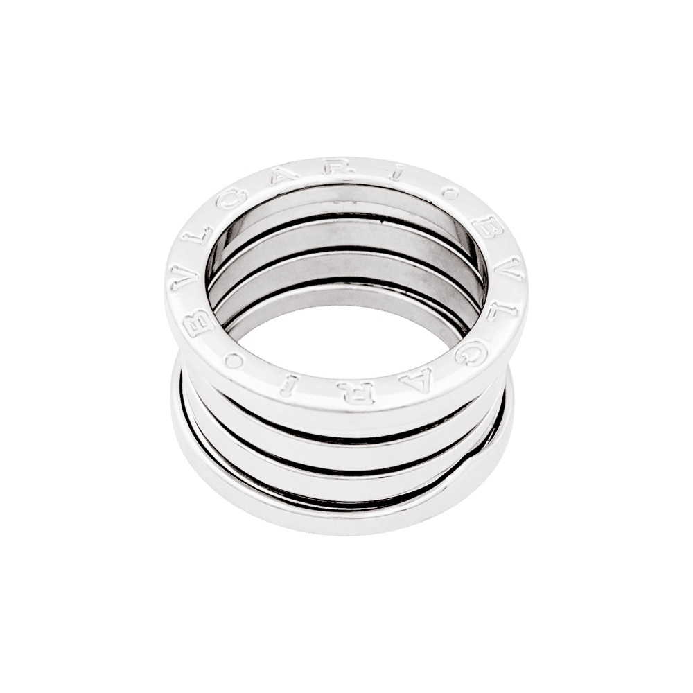 Bague Bandeau BULGARI "B.Zéro1" en or blanc - Castafiore