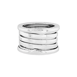 Bague Bandeau BULGARI "B.zero1" en or blanc - Castafiore