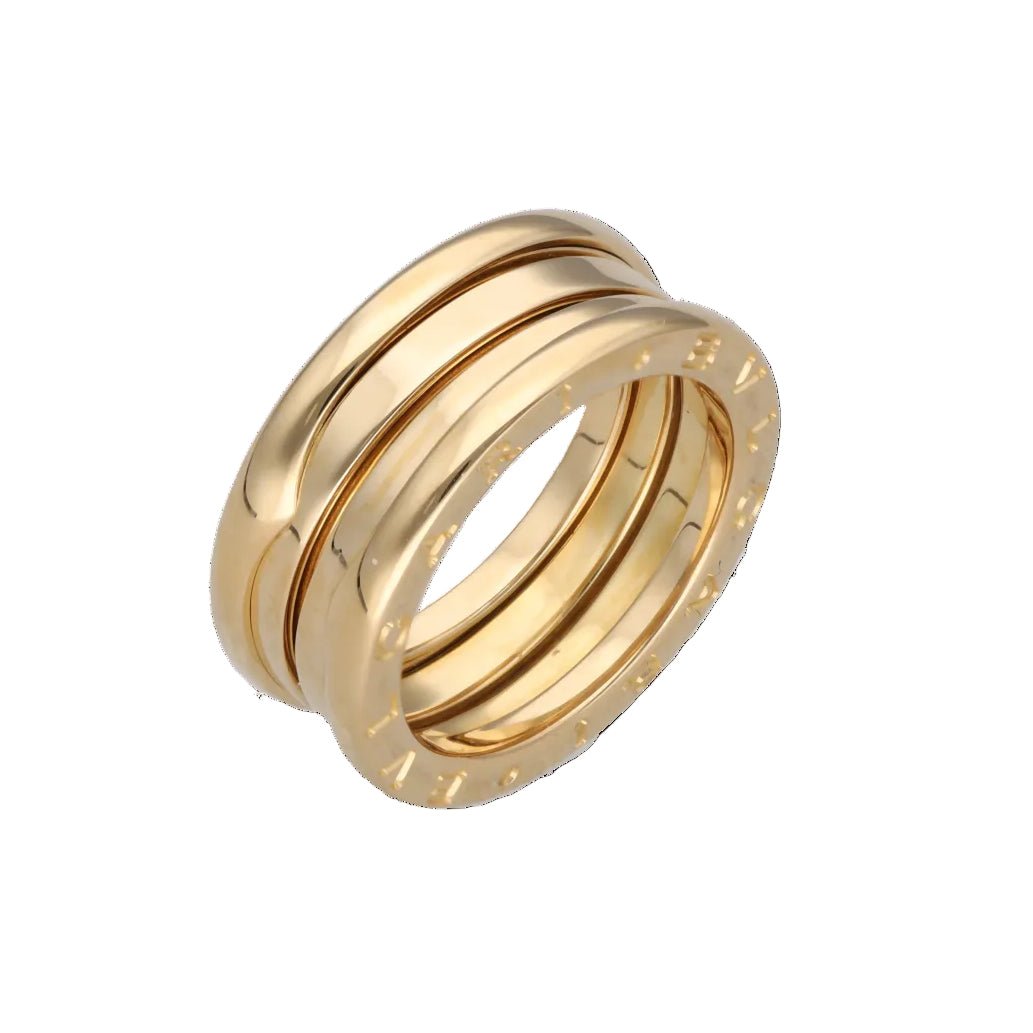 Bague Bandeau BULGARI "B.Zero1" en or jaune - Castafiore