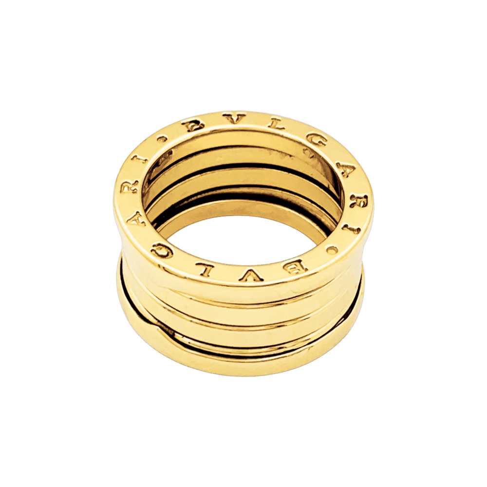Bague Bandeau BULGARI "B.Zéro1" en or jaune - Castafiore