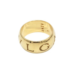 Bague Bandeau BULGARI "Monologo" en or jaune - Castafiore