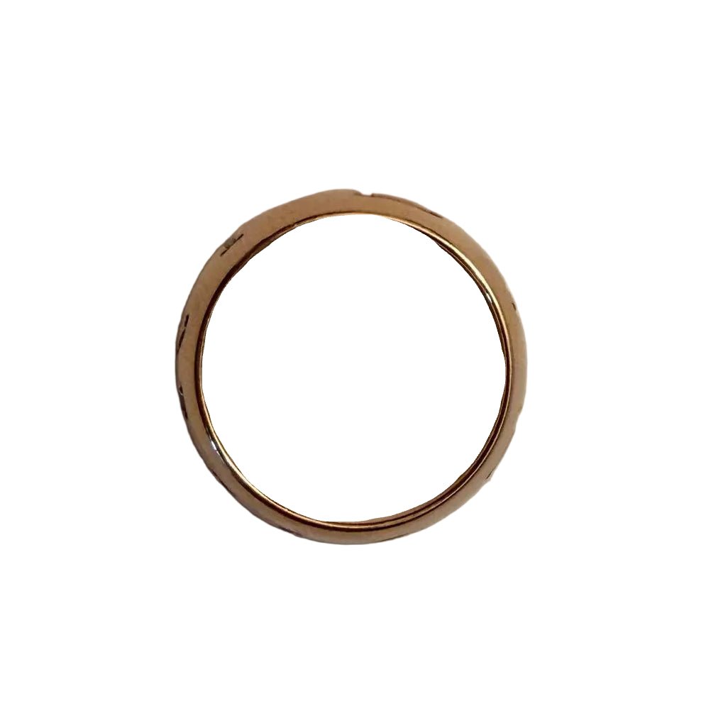 Bague Bandeau BULGARI "Monologo" en or rose - Castafiore