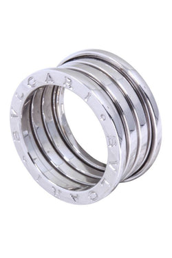 Bague Bandeau BVLGARI "B.zero1" en or blanc - Castafiore