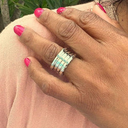 Bague Bandeau BVLGARI "B.zero1" en or blanc - Castafiore