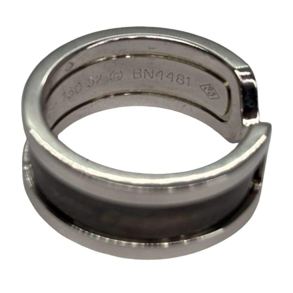 Bague Bandeau CARTIER "C de Cartier" en or blanc - Castafiore