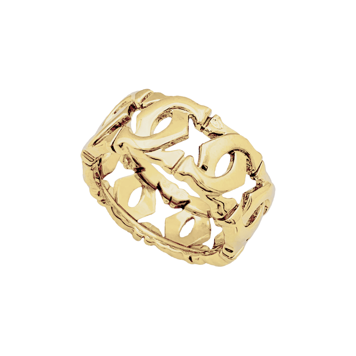 Bague Bandeau CARTIER "C de Cartier" en or jaune - Castafiore