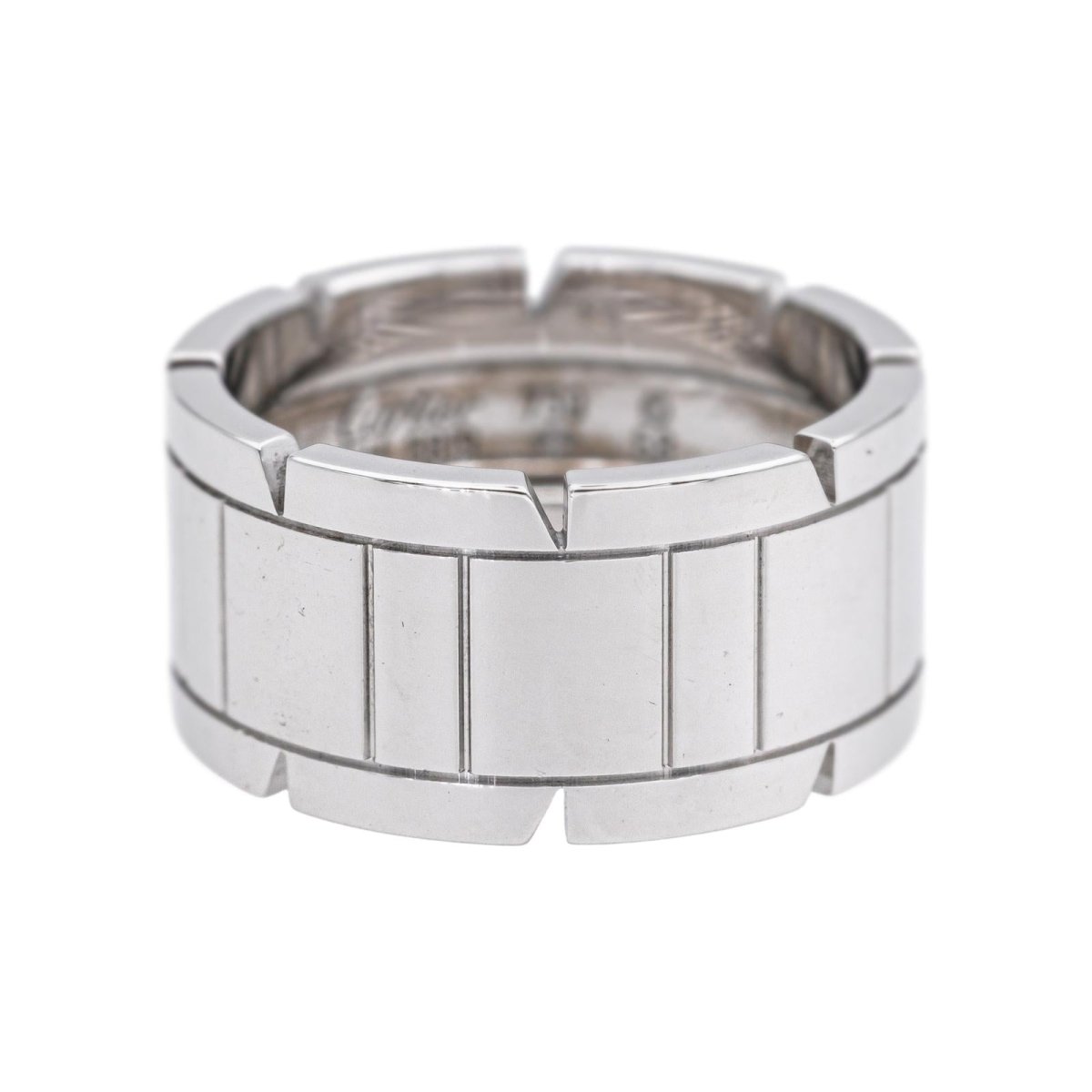 Bague Bandeau CARTIER en or blanc - Castafiore