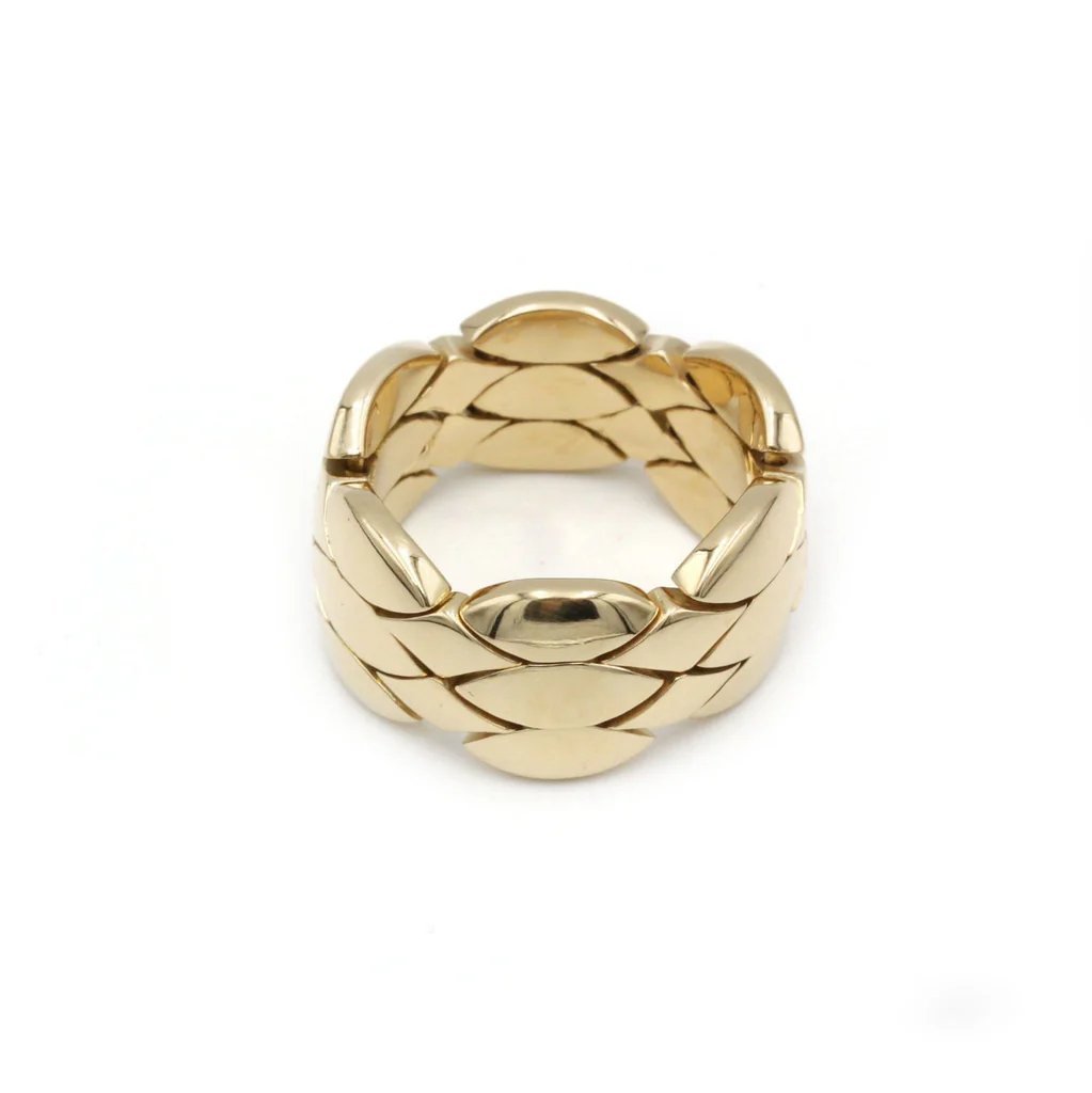 Bague Bandeau CARTIER en or jaune - Castafiore