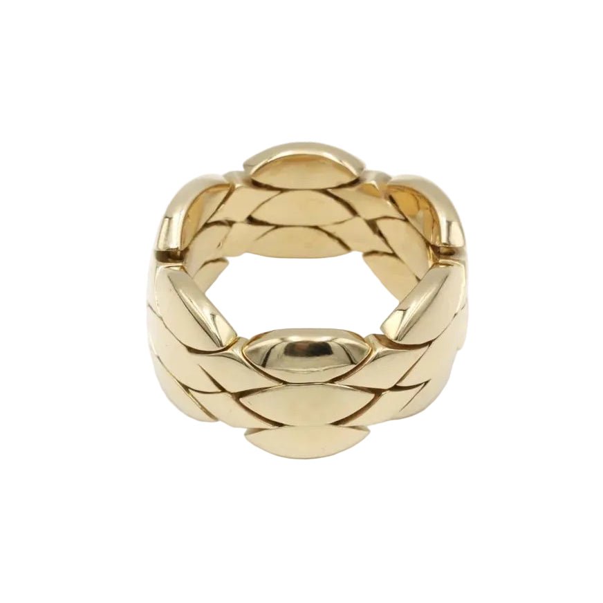 Bague Bandeau CARTIER en or jaune - Castafiore