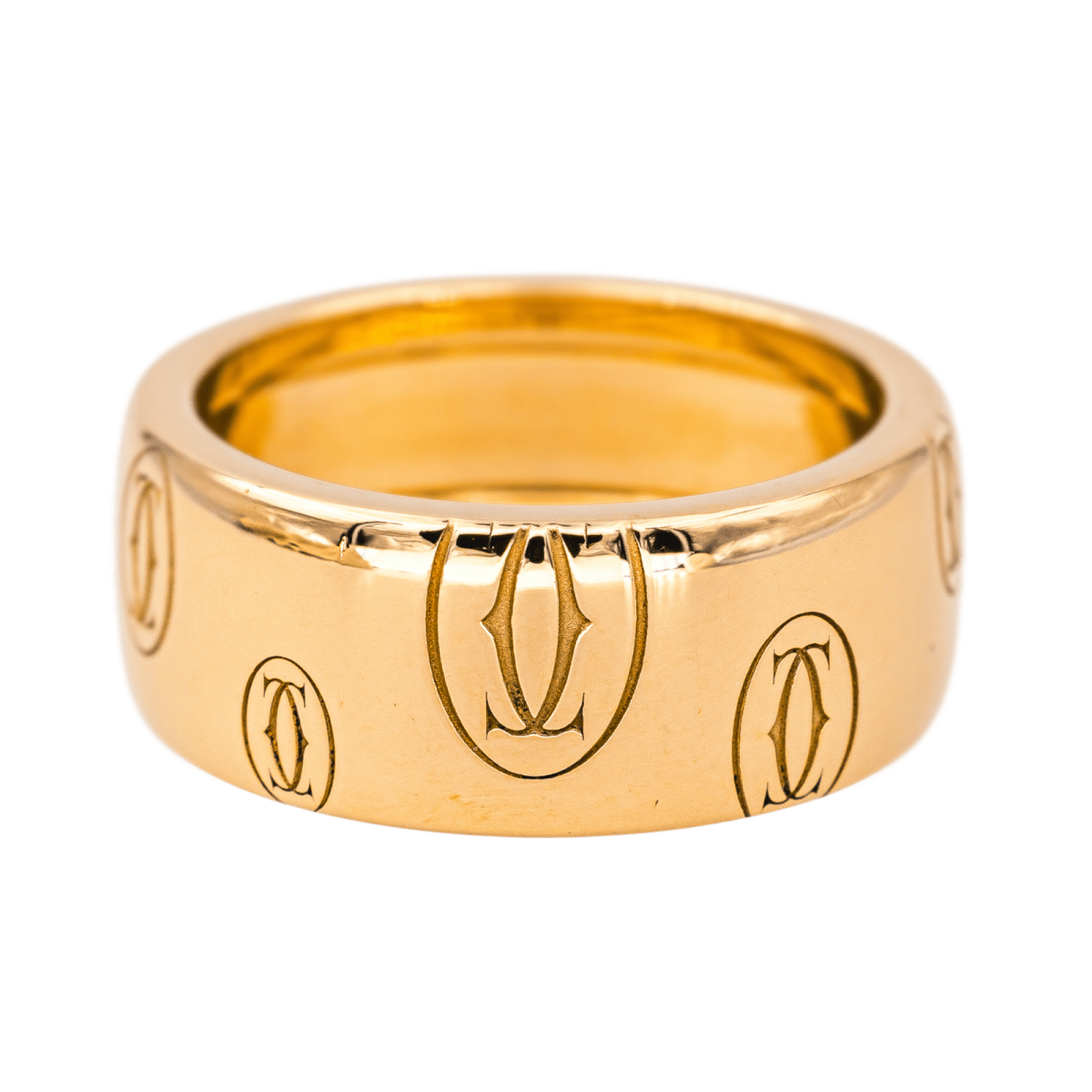 Bague Bandeau CARTIER "Happy Birthday" en or rose - Castafiore