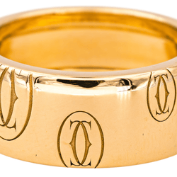 Bague Bandeau CARTIER "Happy Birthday" en or rose - Castafiore