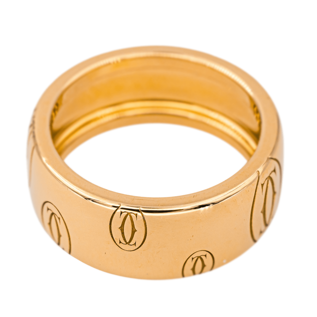 Bague Bandeau CARTIER "Happy Birthday" en or rose - Castafiore
