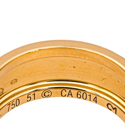 Bague Bandeau CARTIER "Happy Birthday" en or rose - Castafiore